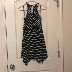 Striped skater dress